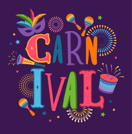Festa de Carnaval  Ilustração