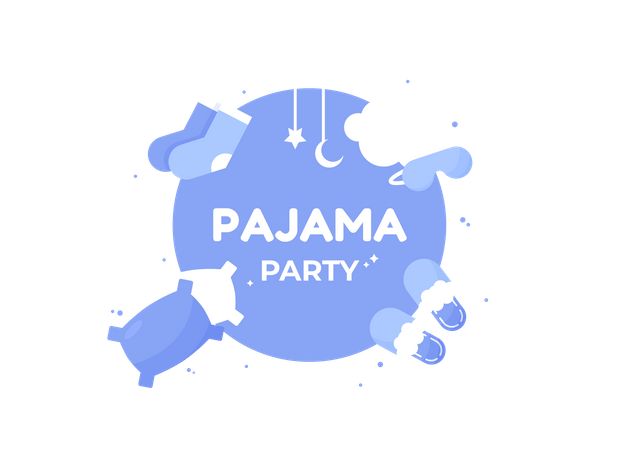 Festa do pijama  Ilustração