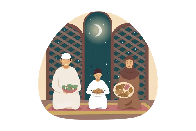 Festa Iftar  Ilustração