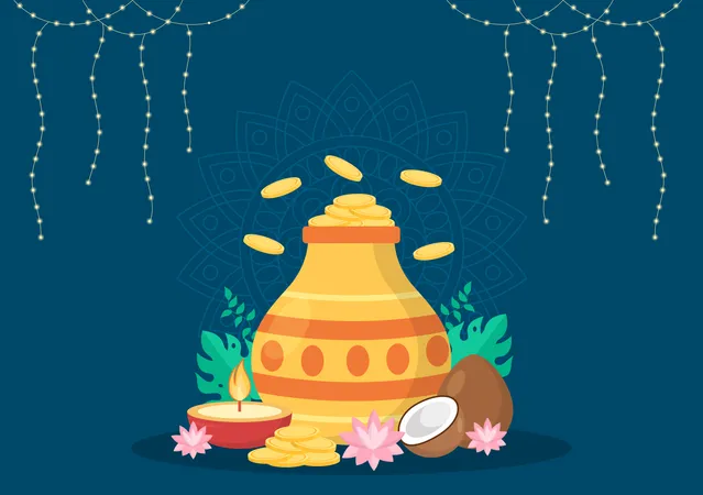 Festival akshaya tritiya  Ilustração