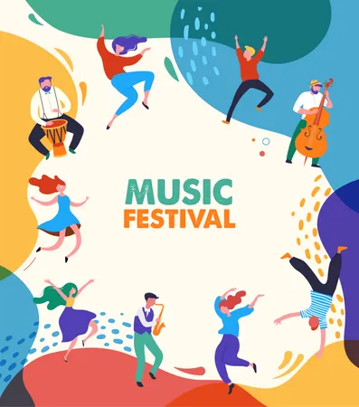 Festival de Música  Ilustración