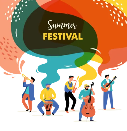 Festival de musique d'été  Illustration