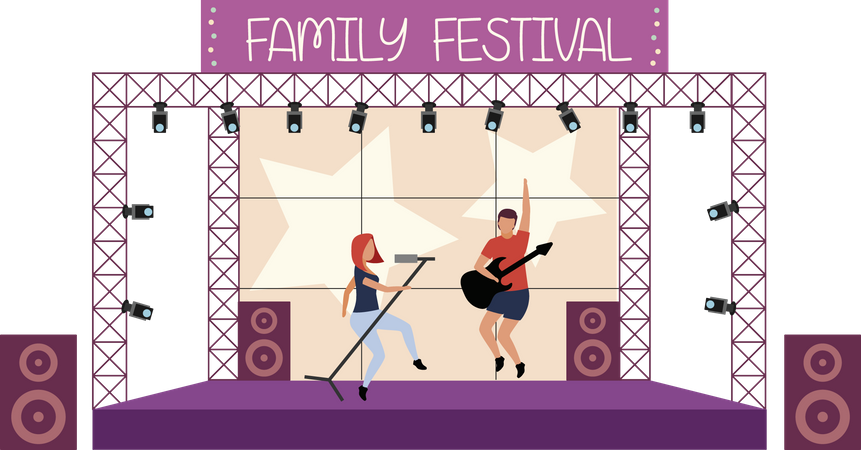 Festival de musique en famille  Illustration