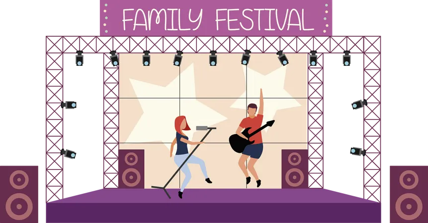 Festival de musique en famille  Illustration