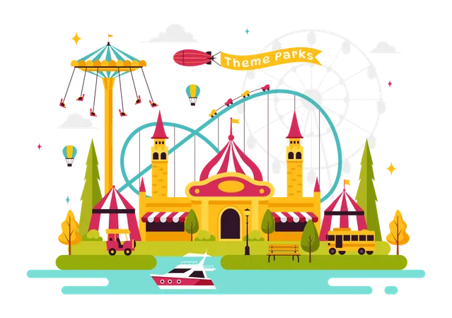 Parque de festivales  Ilustración