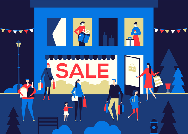 Festival sale  Illustration