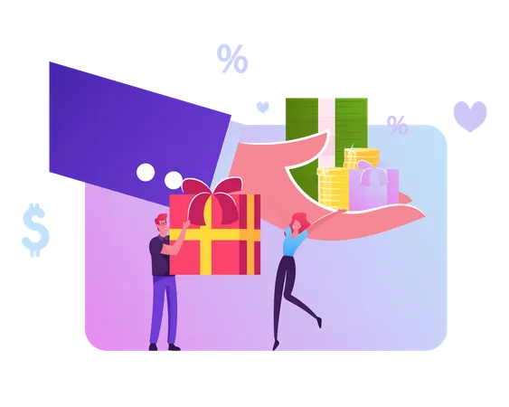 Festive Sale and Shopping Promotion Offer  Illustration