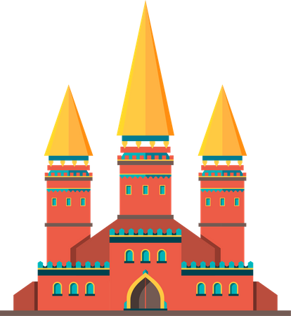 Festungsturm  Illustration