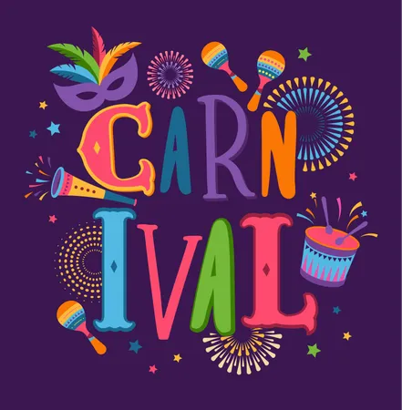 Fête du Carnaval  Illustration