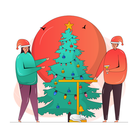 Fête de Noël  Illustration