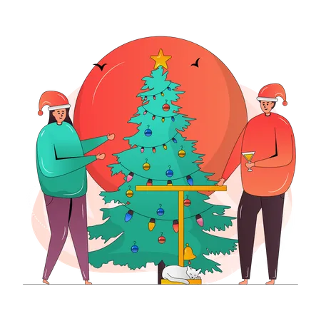 Fête de Noël  Illustration