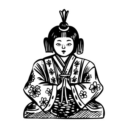 Fête des poupées  Illustration