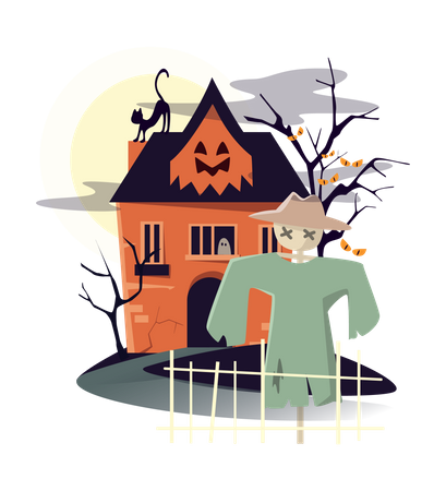 Fête d'Halloween  Illustration