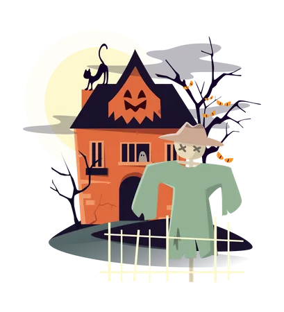 Fête d'Halloween  Illustration