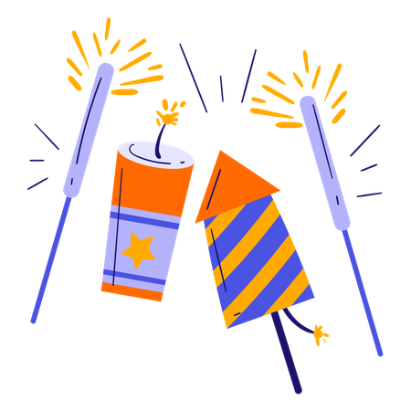 Feu d'artifice  Illustration