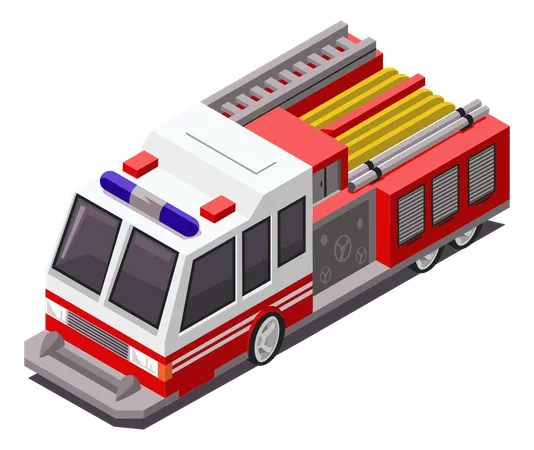 Feuerwehr  Illustration