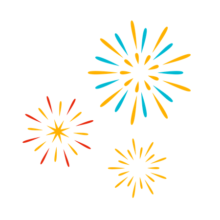 Feuerwerk  Illustration