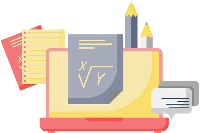 Feuille de mathématiques  Illustration