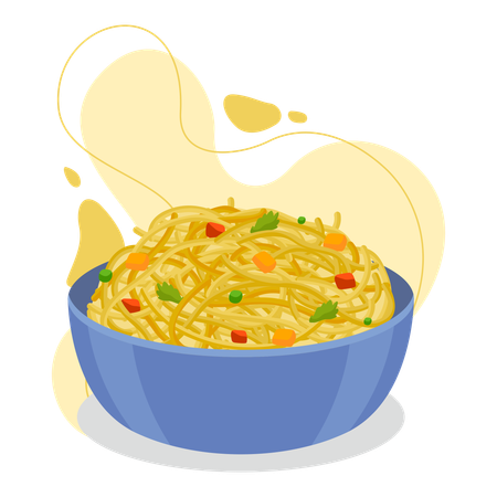 Fideos  Ilustración