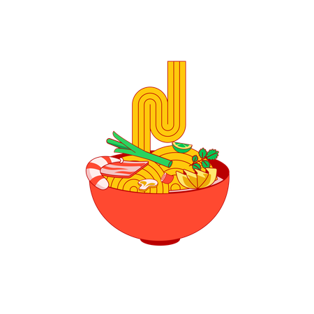 Fideos  Ilustración
