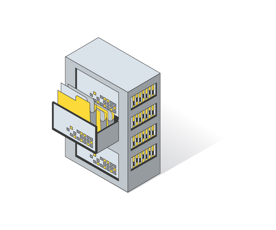 File management  Illustration