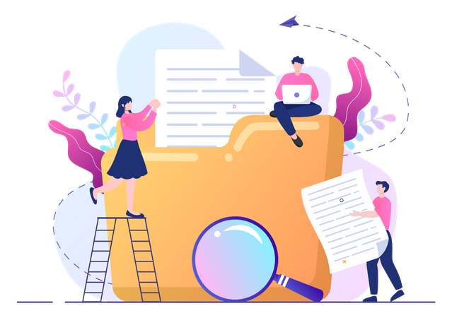 File Management System  Illustration