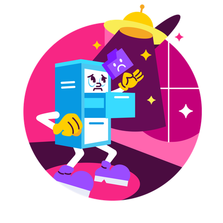 File Not Found error  Illustration