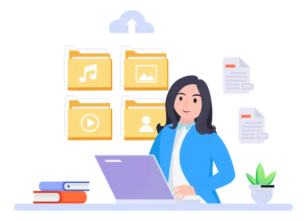 File Organizer  Illustration