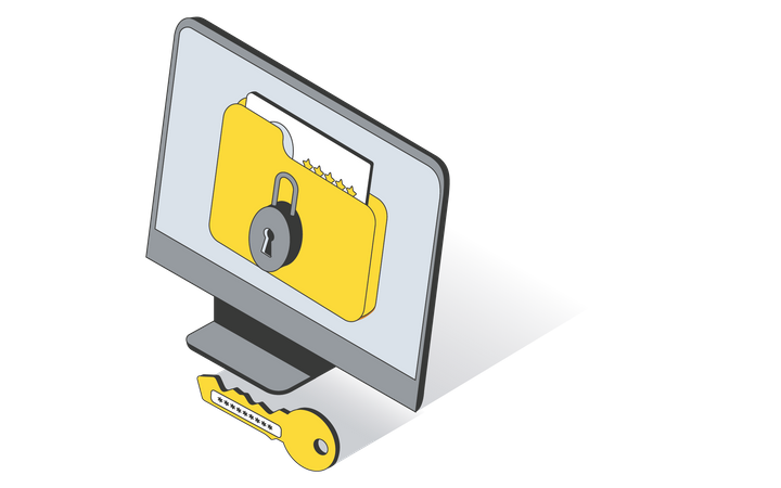 File Protection  Illustration