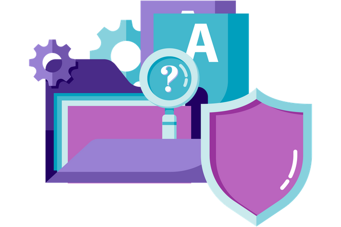 File search  Illustration