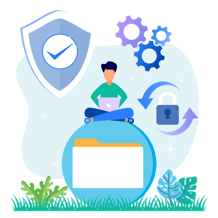 File security  Illustration