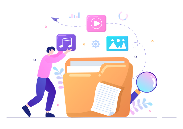 File System and Information  Illustration