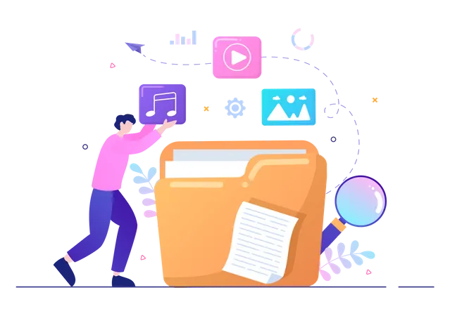 File System and Information  Illustration