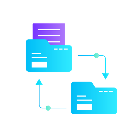 File transfer  Illustration