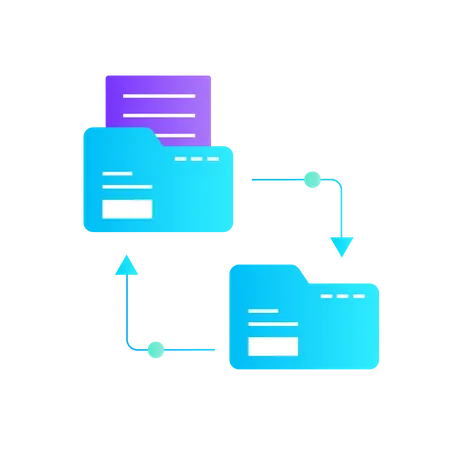 File transfer  Illustration