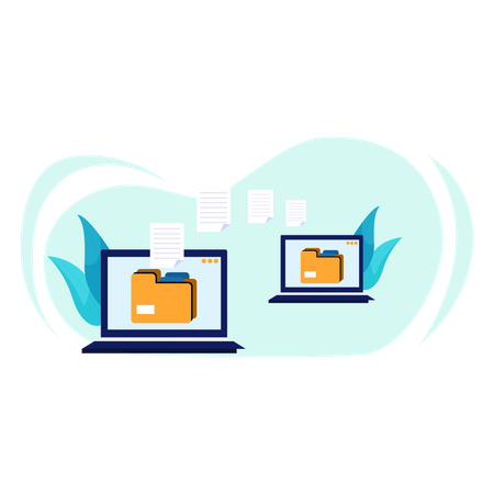 File transfer  Illustration