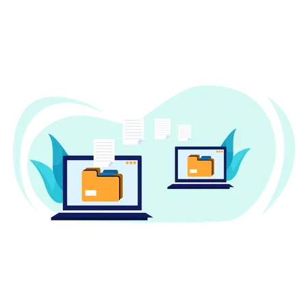 File transfer  Illustration