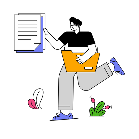 Files and Folder  Illustration