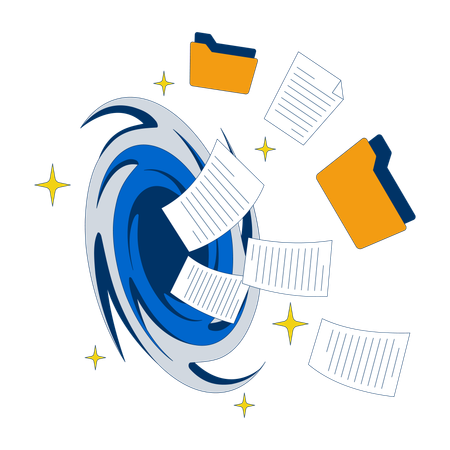 Files loss  Illustration