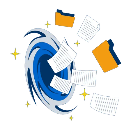 Files loss  Illustration