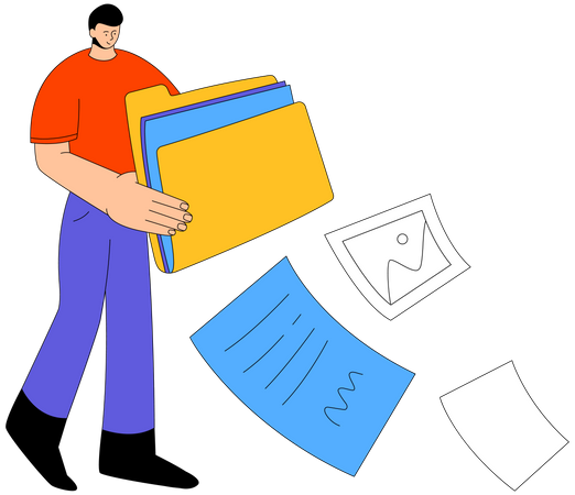 Files Management Illustration