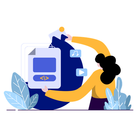 Files NFT  Illustration
