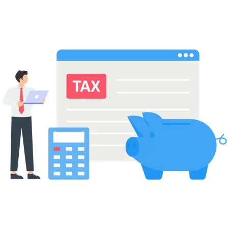 Filing Tax From  Illustration