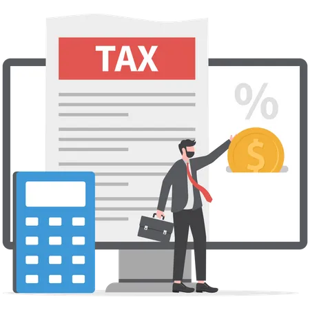 Filing tax  Illustration