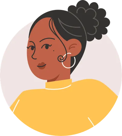 Avatar de fille  Illustration