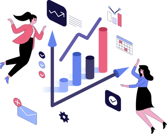 Les filles favorisent la croissance des entreprises  Illustration