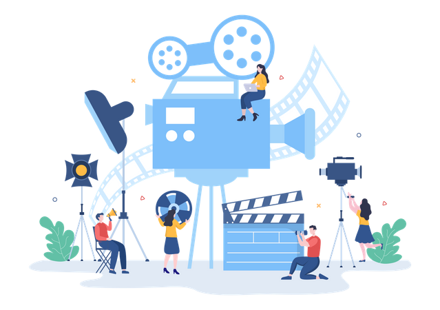 Film Production  イラスト