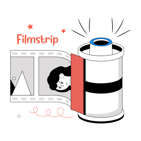 Filmstrip  Illustration