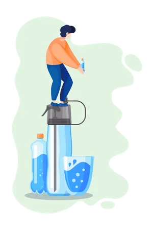Filtration systems for apartment  Illustration