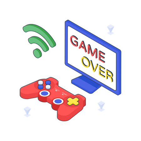 Game Over  Ilustração